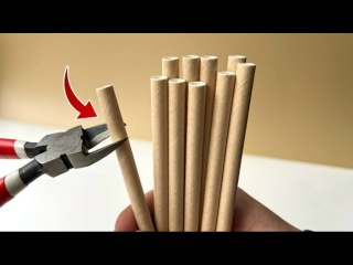 Идея для поделки своими руками с помощью бумажных трубочек