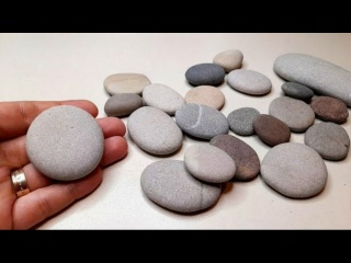 Невероятно красивая идея для декора с плоской галькой