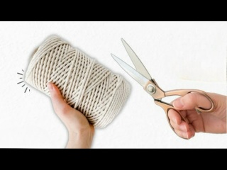 7 потрясающих идей для поделок из веревки своими руками