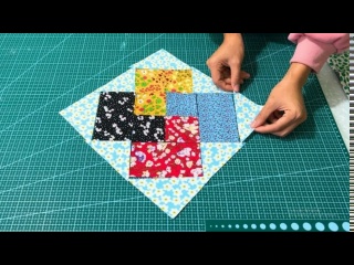 2 идеи наволочек из обрезков ткани, из квадратов и треугольников