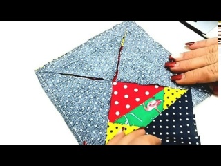 Две очень простые идеи шитья из обрезков ткани