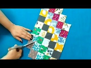 Потрясающая идея из небольших кусочков ткани