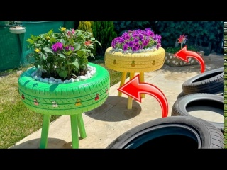 4 идеи для переработки старых шин своими руками