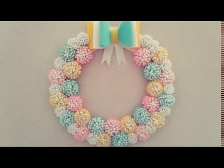 Как сделать дверной орнамент из фетра своими руками