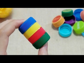 Отличная идея для вторичной переработки с помощью крышки от пластиковой бутылки