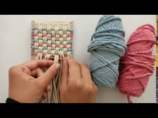 Как сделать корзину из картонной коробки и веревки для макраме своими руками