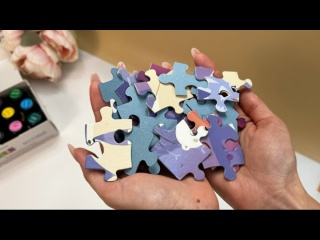 Творческая идея с помощью старых пазлов своими руками