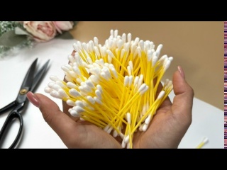 Удивительные идеи для домашнего декора с помощью ватных палочек