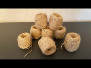 Три идеи для творчества с джутовой веревкой