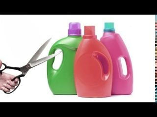 6 отличных способов повторного использования пластиковых бутылок из-под геля для стирки