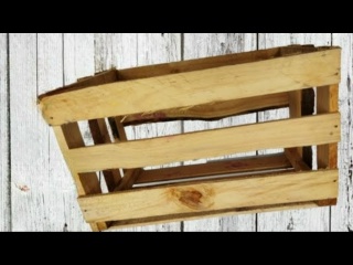 10 креативных способов использования деревянных ящиков для фруктов