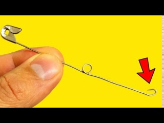 Креативное использование обычной булавки, о котором многие могли не знать