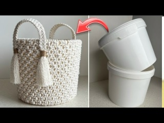 Два необычных способа плетения корзин своими руками