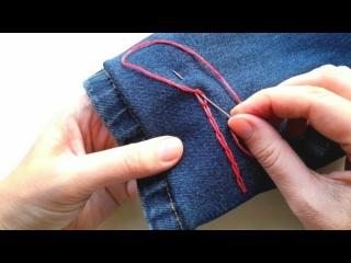 Как подшить джинсы, не разрезая - 2 гениальных швейных совета