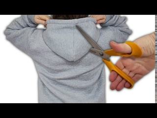 Хитрость в шитье: как убрать капюшон у толстовки