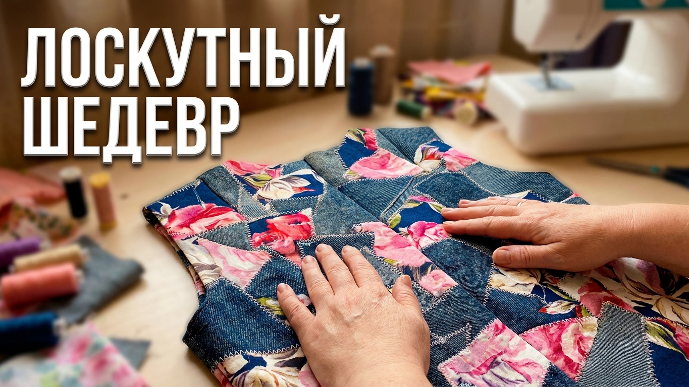 Секретный метод лоскутного шитья из обрезков джинсы который вы не знали