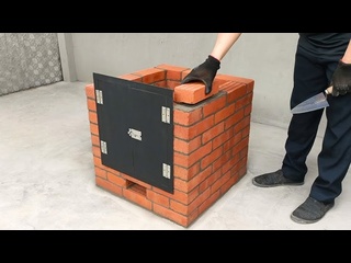 Постройте многофункциональную печь из кирпичей и цемента — выпекайте легко мясо, пироги, пиццу