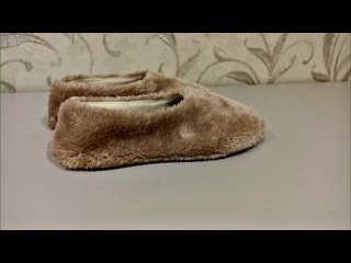 Шью полномерные тапочки из меха. Построение выкройки на любой размер по стельке