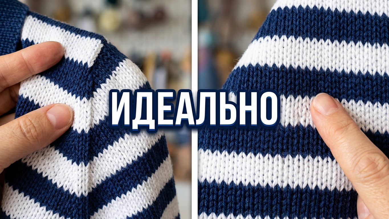 Как связать рубашку-поло без швов? Имитация втачного рукава и незаметная смена цвета
