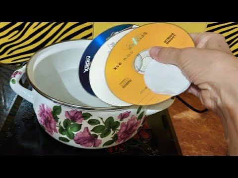 Всего лишь КИПЯЧУ 5 секунд, а какая КРАСОТИЩА из ДИСКОВ DVD DIY поделки на день матери своими руками