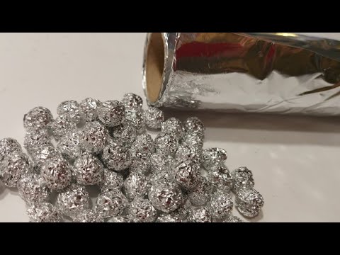 Скручиваю ФОЛЬГУ в ШАРИКИ+КЛЕЙ+БЛЁСТКИ от КРАСОТЫ ГЛАЗ не ОТВЕСТИ) DIY осенниеподелкиидеи деньматери