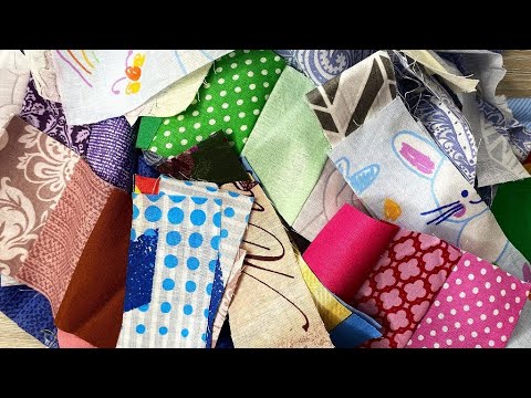 Кто не выбросил мешок с лоскутами? Основа для лоскутного одеяла DIY мастер-класс