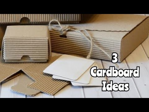 3 ИДЕИ из картона своими руками