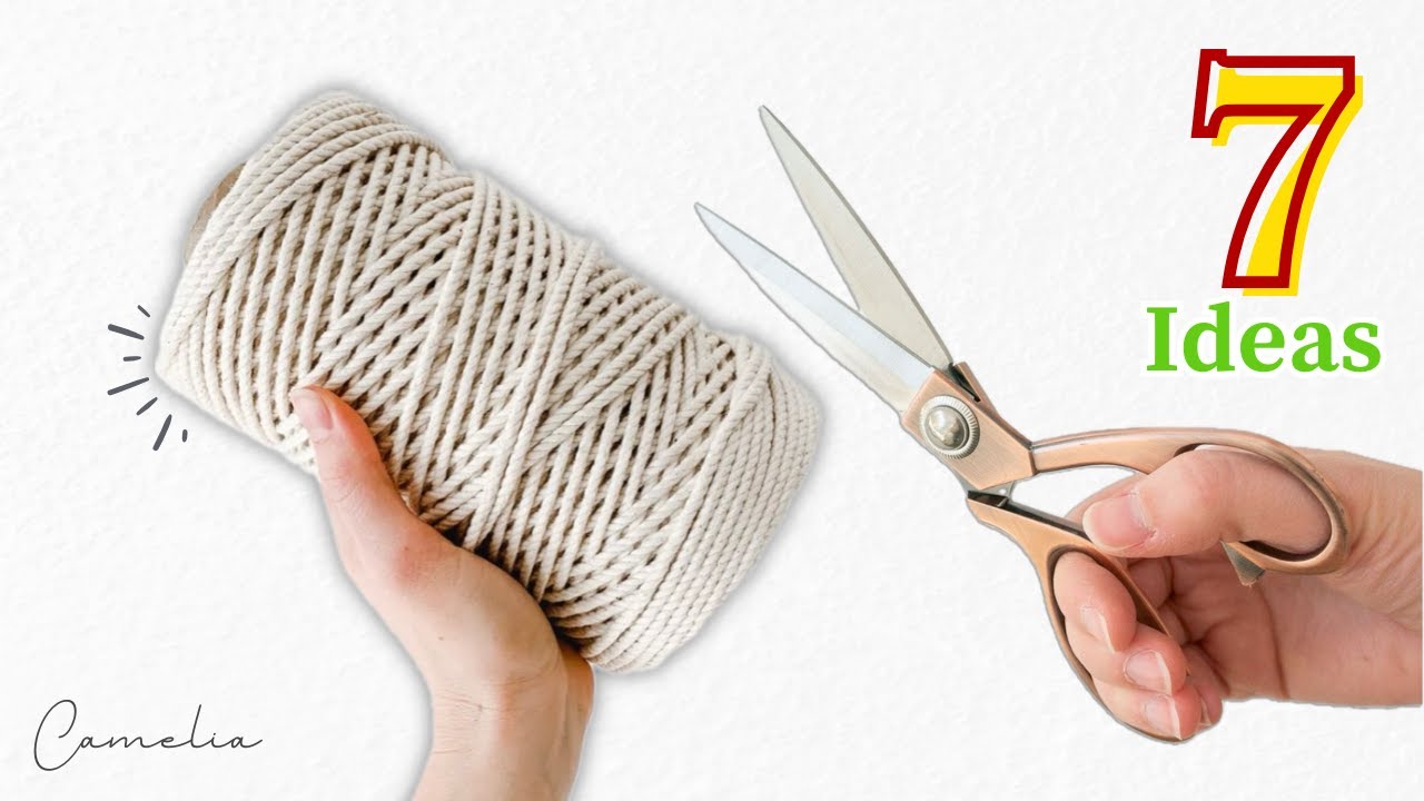 Посмотрите, что я сделал с веревкой! 7 Amazing Rope DIY Ideas