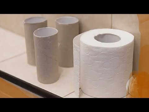 БЕЗУМНО ! Но КАК ОФИГЕННО! Собираю ВТУЛКИ от туалетной бумаги и мне неСТЫДНО) DIY полезные идеи дома
