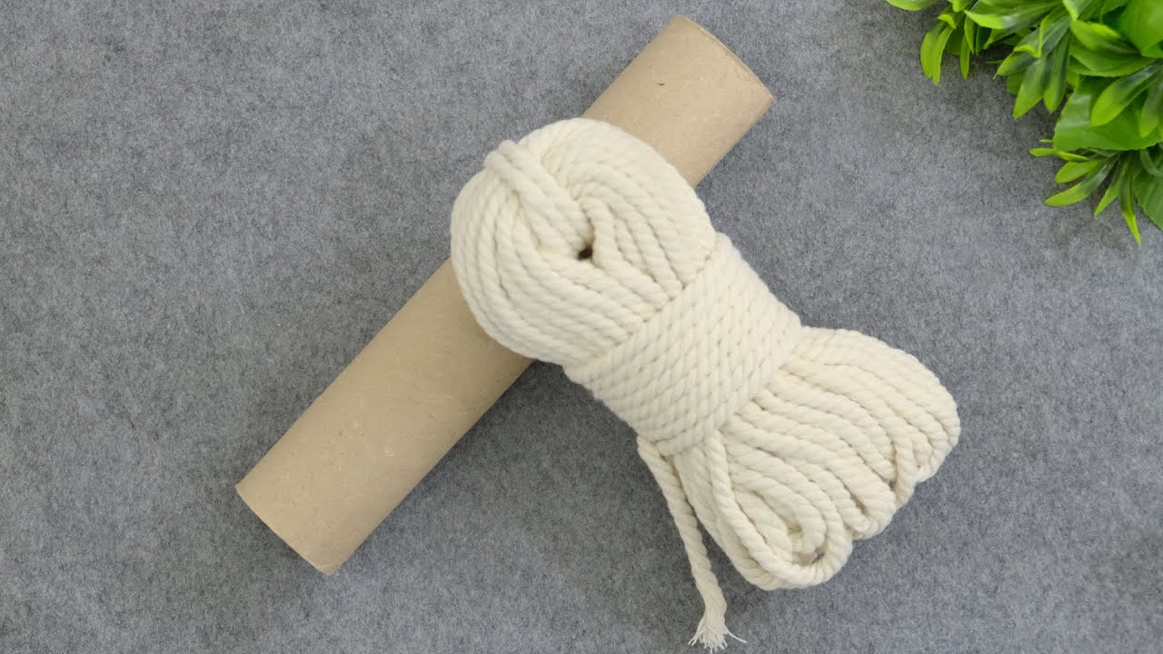 Замечательная Идея из Картонной Трубки и Веревки DIY
