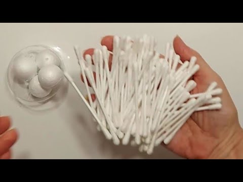 ВЫ ОБАЛДЕЕТЕ - ПОКАЖУ ГЕНИАЛЬНУЮ ИДЕЮ ИЗ УШНЫХ ПАЛОЧЕК,КЛЕЯ и КРАСКИ DIYподелки.декор пасха #diy ..