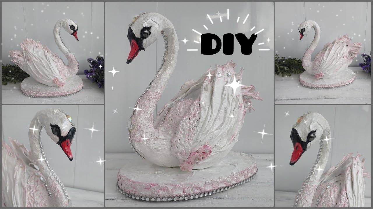 DIY ЛЕБЕДЬ С НУЛЯ ИЗ ПРОСТЫХ МАТЕРИАЛОВ имитация техники паверпул