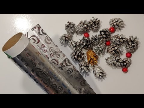ГИПЮР + ШИШКИ ! ВЫ ПОТЕРЯЕТЕ ДАР РЕЧИ от ЭТОЙ ПРЕЛЕСТИ. DIY декор.поделки на новый год.игрушки ёлку