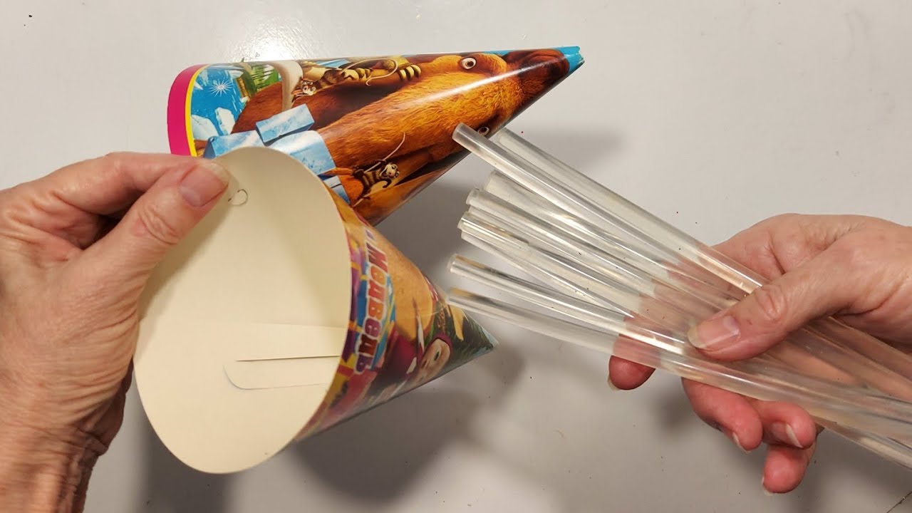 МОЯ СУПЕР НАХОДКА-КРАСОТА из картонного КОНУСА и НИТИ. diy идеи,поделки на новый год,декор дома,ёлки