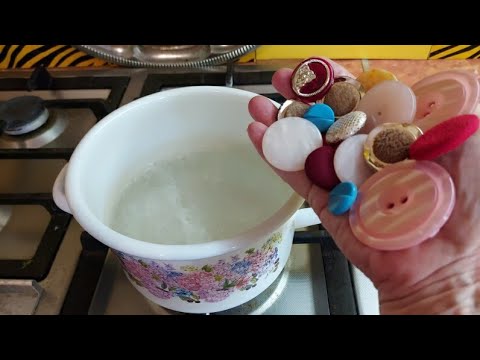 КРАСОТИЩА из ПУГОВИЦ ТКАНИ ВАТЫ и КРАСКИ своими руками ПРИГОДИТСЯ КАЖДОМ ДОМЕ diy поделки днюматери