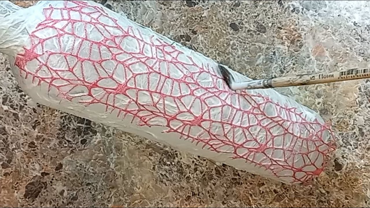 СУПЕР КРАСИВАЯ ИДЕЯ из обычной бутылки, это невероятно красиво.