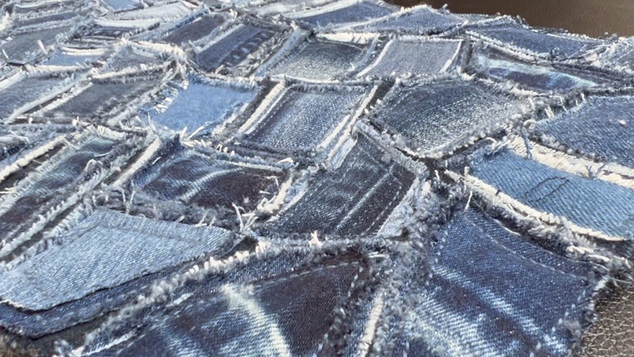 Шьем из джинсов с супер эффектом! DIY! Denim! Upcycling!