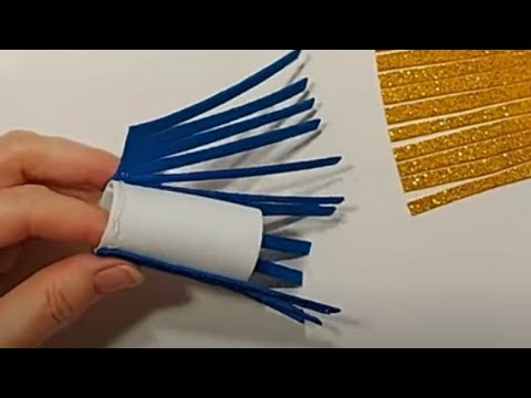 ЗАЛИВАЮ бахрому ГОРЯЧИМ КЛЕЕМ! АХ какая КРАСОТИЩА из фоамирана СВОИМИ РУКАМИ поделки идеи декор дома