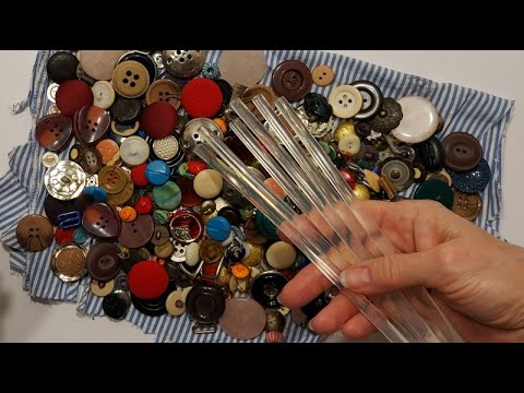 КРАСОТИЩА из ПУГОВИЦ которые я СОБИРАЮ в СЕКОНД -ХЕНДАХ ... полезные идеи для рукоделия дома diy