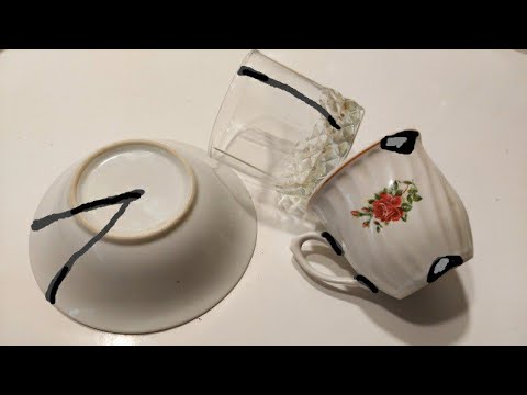 Я ЗАПРЫГАЛА ОТ РАДОСТИ, ЧТО НЕ ВЫБРОСИЛА БИТУЮ ПОСУДУ) diy креативные идеи.поделки своими руками