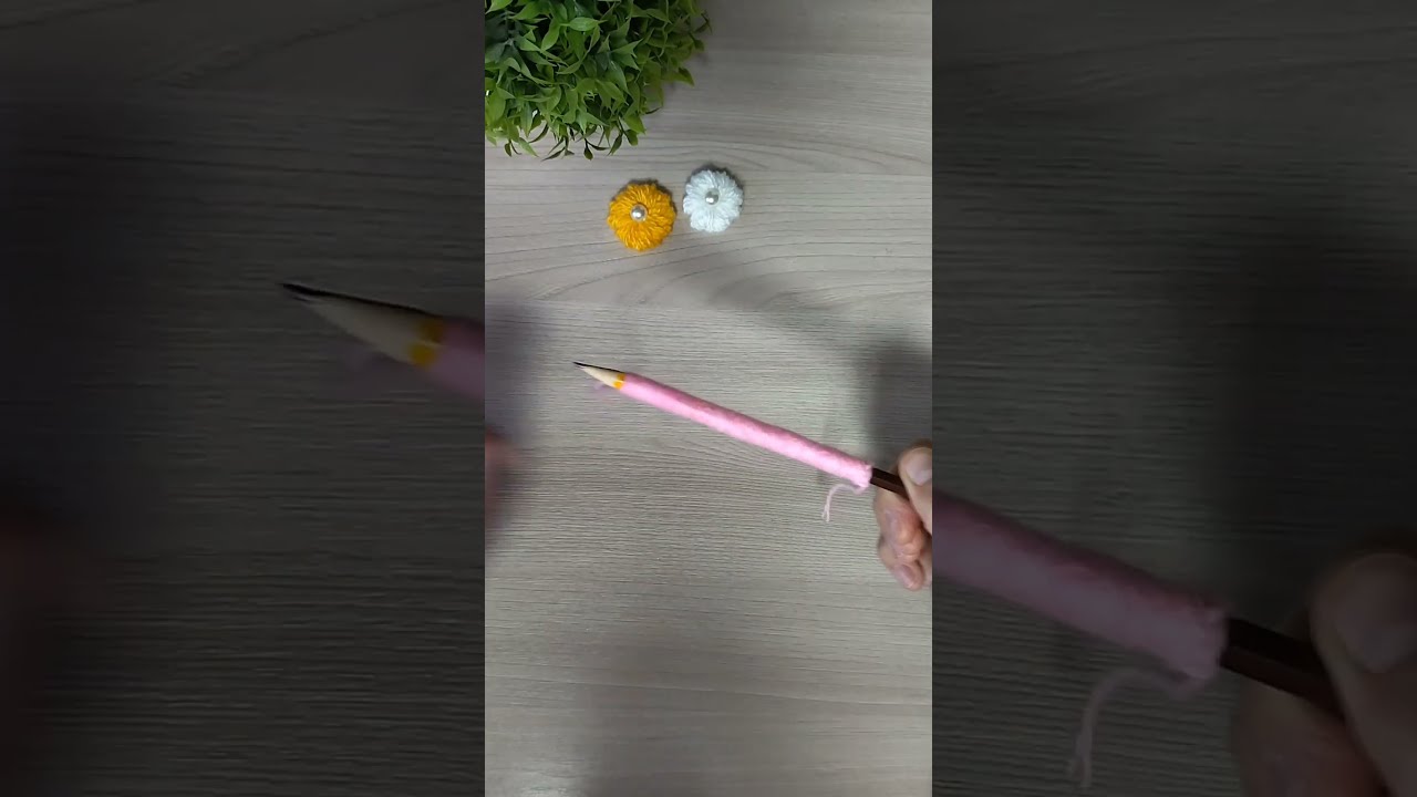 Карандаш и нитка - красота готова