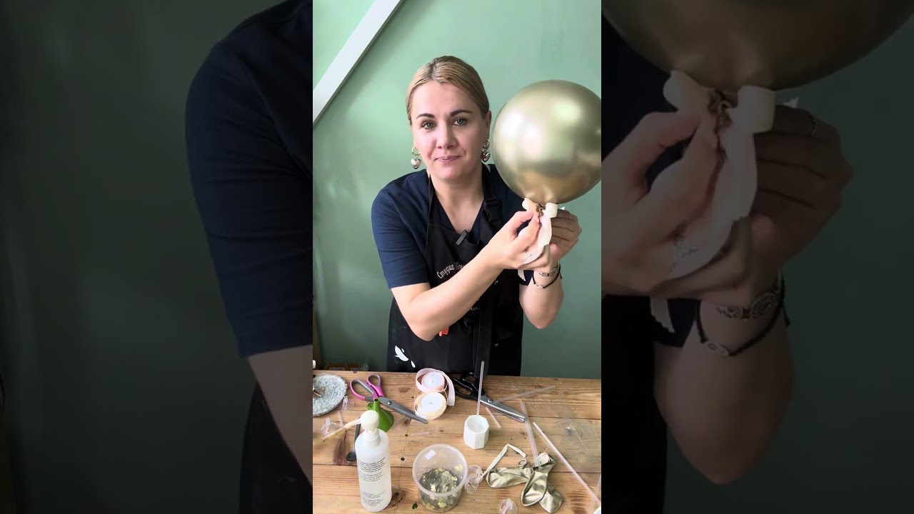 Украшаем столы шарами