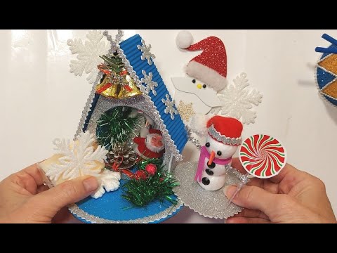2 КРАСИВЫЕ поделки НА РОЖДЕСТВО и НОВЫЙ ГОД своими руками.DIY Новогодние Подарки Идеи.КАЖДЫЙ СМОЖЕТ!