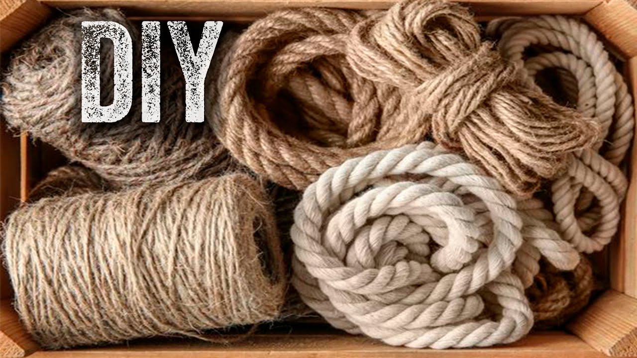 КРАСОТА из ДЖУТА (каната, веревки) и доступных материалов своими руками