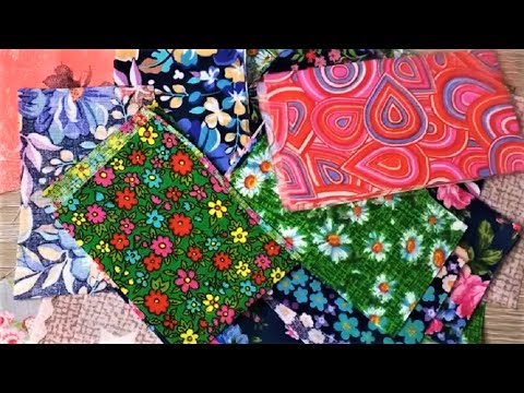 Как же мне понравилась эта идея шить из мелких кусочков ткани DIY мастер-класс